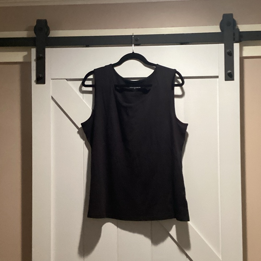 Classic Black Sleeveless Top